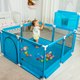 Миниатюра изображения товара Игровой манеж Solmax&Kids С шариками и баскетбольным кольцом / ZV97040 (синий)