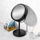 Миниатюра изображения товара Зеркало косметическое El Casa Двустороннее на подставке / 240472 (черный)