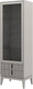 Миниатюра изображения товара Шкаф с витриной Молодечномебель B2D1 Алекс / ВМФ-2408 (грей)