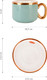 Миниатюра изображения товара Чашка с блюдцем Nouvelle Royal line.Mint / 1731008
