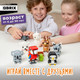 Миниатюра изображения товара Конструктор QBRIX Kids Зоопарк. Енот 30046