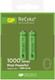 Миниатюра изображения товара Комплект аккумуляторов GP Batteries SmartEnergy 1000mAh AAHC-2BP