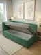 Миниатюра изображения товара Односпальная кровать Elmax Ровена 90x200  (Glory 14, зеленый)