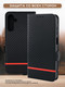 Миниатюра изображения товара Чехол-книжка Case Book для Galaxy A35 с магнитной застежкой (черный карбон)
