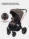 Миниатюра изображения товара Детская универсальная коляска MOWbaby Zoom PU 2в1 / RA086 (Gold Cacao Brown)