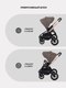 Миниатюра изображения товара Детская универсальная коляска MOWbaby Zoom PU 2в1 / RA086 (Gold Cacao Brown)