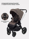 Миниатюра изображения товара Детская универсальная коляска MOWbaby Zoom PU 2в1 / RA086 (Silver Cacao Brown)