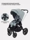 Миниатюра изображения товара Детская универсальная коляска MOWbaby Zoom PU 2в1 / RA086 (Silver Green Tea)