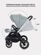 Миниатюра изображения товара Детская универсальная коляска MOWbaby Zoom PU 2в1 / RA086 (Silver Green Tea)