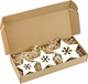 Миниатюра изображения товара Набор елочных игрушек Tkano New Year Essential Winter stars / TK23-NY_SET0011 (3шт)