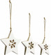 Миниатюра изображения товара Набор елочных игрушек Tkano New Year Essential Winter stars / TK23-NY_SET0011 (3шт)