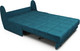 Миниатюра изображения товара Диван Mebel-Ars Аккордеон Барон №2 НПБ 140x200 (бархат синий/зеленый Star Velvet 43 Black Green)