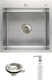 Миниатюра изображения товара Мойка кухонная AKS Квадратная одночашевая 50x50 / 106 640 (сатин)