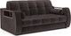 Миниатюра изображения товара Диван Mebel-Ars Аккордеон Барон №3 НПБ 120x200 (бархат шоколадный Star Velvet 60 Coffee)
