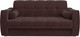 Миниатюра изображения товара Диван Mebel-Ars Аккордеон Барон №3 НПБ 120x200 (велюр шоколад HB-178/16)