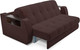 Миниатюра изображения товара Диван Mebel-Ars Аккордеон Барон №3 НПБ 120x200 (велюр шоколад HB-178/16)