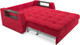 Миниатюра изображения товара Диван Mebel-Ars Аккордеон Барон №3 НПБ 120x200 (красный кордрой)