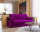 Миниатюра изображения товара Диван Mebel-Ars Аккордеон Барон №3 НПБ 120x200 (фиолетовый)