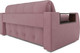 Миниатюра изображения товара Диван Mebel-Ars Аккордеон Барон №3 НПБ 155x200 (велюр пудра НВ-178/18)