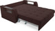 Миниатюра изображения товара Диван Mebel-Ars Аккордеон Барон №3 НПБ 155x200 (велюр шоколад HB-178/16)