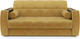 Миниатюра изображения товара Диван Mebel-Ars Аккордеон Барон №3 НПБ 180x200 (Cabrio 27 желтый)