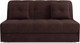 Миниатюра изображения товара Диван Mebel-Ars Аккордеон Барон №2 НПБ 155x200 (велюр шоколад HB-178/16)