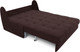Миниатюра изображения товара Диван Mebel-Ars Аккордеон Барон №2 НПБ 155x200 (велюр шоколад HB-178/16)