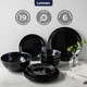 Миниатюра изображения товара Набор столовой посуды Luminarc Diwali black P1622