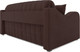 Миниатюра изображения товара Диван Mebel-Ars Аккордеон Барон №4 НПБ 120x200 (велюр шоколад HB-178/16)