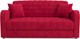 Миниатюра изображения товара Диван Mebel-Ars Аккордеон Барон №4 НПБ 120x200 (красный кордрой)