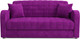 Миниатюра изображения товара Диван Mebel-Ars Аккордеон Барон №4 НПБ 120x200 (фиолетовый)