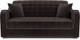Миниатюра изображения товара Диван Mebel-Ars Аккордеон Барон №4 НПБ 140x200 (бархат шоколадный Star Velvet 60 Coffee)