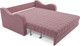 Миниатюра изображения товара Диван Mebel-Ars Аккордеон Барон №4 НПБ 180x200 (велюр пудра НВ-178/18)