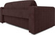 Миниатюра изображения товара Диван Mebel-Ars Аккордеон Барон №5 НПБ 120x200 (велюр шоколад HB-178/16)
