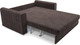 Миниатюра изображения товара Диван Mebel-Ars Аккордеон Барон №5 НПБ 120x200 (коричневый кордрой)