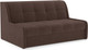 Миниатюра изображения товара Диван Mebel-Ars Аккордеон Барон №6 НПБ 140x200 (велюр шоколад HB-178/16)