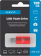 Миниатюра изображения товара USB flash накопитель Maxvi MP 128GB 2.0 (красный)