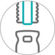 Миниатюра изображения товара Держатель мопов TTS Wet Block Light System Lampo 00000868YM