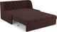Миниатюра изображения товара Диван Mebel-Ars Аккордеон Барон №6 НПБ 180x200 (велюр шоколад HB-178/16)