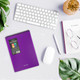 Миниатюра изображения товара Блокнот Brauberg Metropolis / 115571 (80л, фиолетовый)