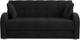 Миниатюра изображения товара Диван Mebel-Ars Аккордеон Барон НПБ 120x200 (велюр черный HB-178/17)