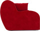 Миниатюра изображения товара Диван Mebel-Ars Аккордеон Барон НПБ 120x200 (красный кордрой)