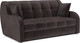 Миниатюра изображения товара Диван Mebel-Ars Аккордеон Барон НПБ 140x200 (бархат шоколадный Star Velvet 60 Coffee)