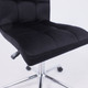 Миниатюра изображения товара Кресло офисное AksHome Роза квадрат (Velutto 34 черный/хром)