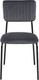 Миниатюра изображения товара Стул AksHome Rain (темно-серый велюр HLR-21/черный)