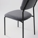 Миниатюра изображения товара Стул AksHome Rain (темно-серый велюр HLR-21/черный)