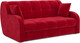 Миниатюра изображения товара Диван Mebel-Ars Аккордеон Барон НПБ 180x200 (красный кордрой)
