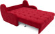 Миниатюра изображения товара Диван Mebel-Ars Аккордеон Барон НПБ 180x200 (красный кордрой)