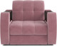 Миниатюра изображения товара Кресло-кровать Mebel-Ars Барон №3 НПБ (велюр пудра НВ-178/18)