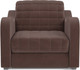 Миниатюра изображения товара Кресло-кровать Mebel-Ars Барон №4 НПБ (велюр молочный шоколад НВ-178/13)